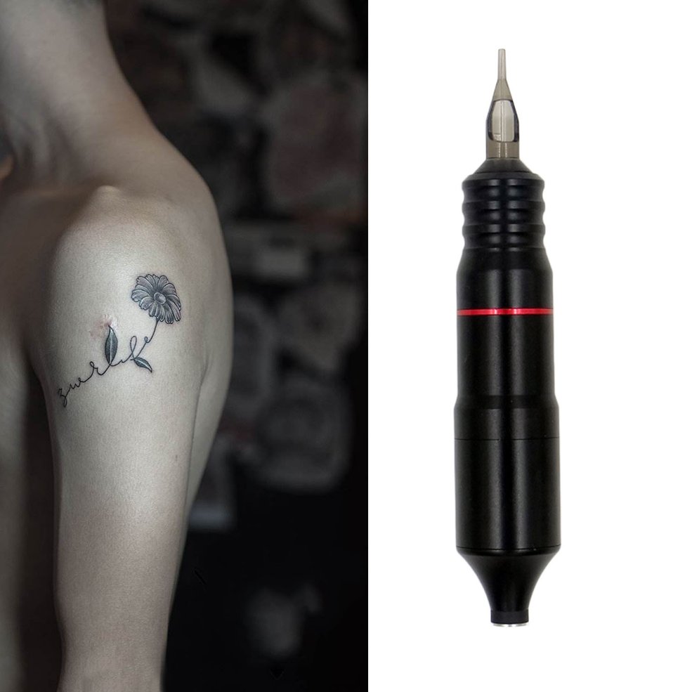 Foto 5 pulgar | Bolígrafo De Cartucho Con Motor Rotativo Para Tatuajes Y Maquillaje Permanente - Venta Internacional.