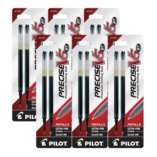Foto 3 | Recambios Para Bolígrafos Pilot Precise V5 Rt Tinta Líquida 0 5 Mm Color Negro Paquete De 12 - Venta Internacional.
