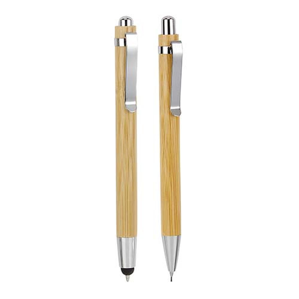 Foto 4 pulgar | Pluma Táctil y Lapicero de Madera Promo Opción