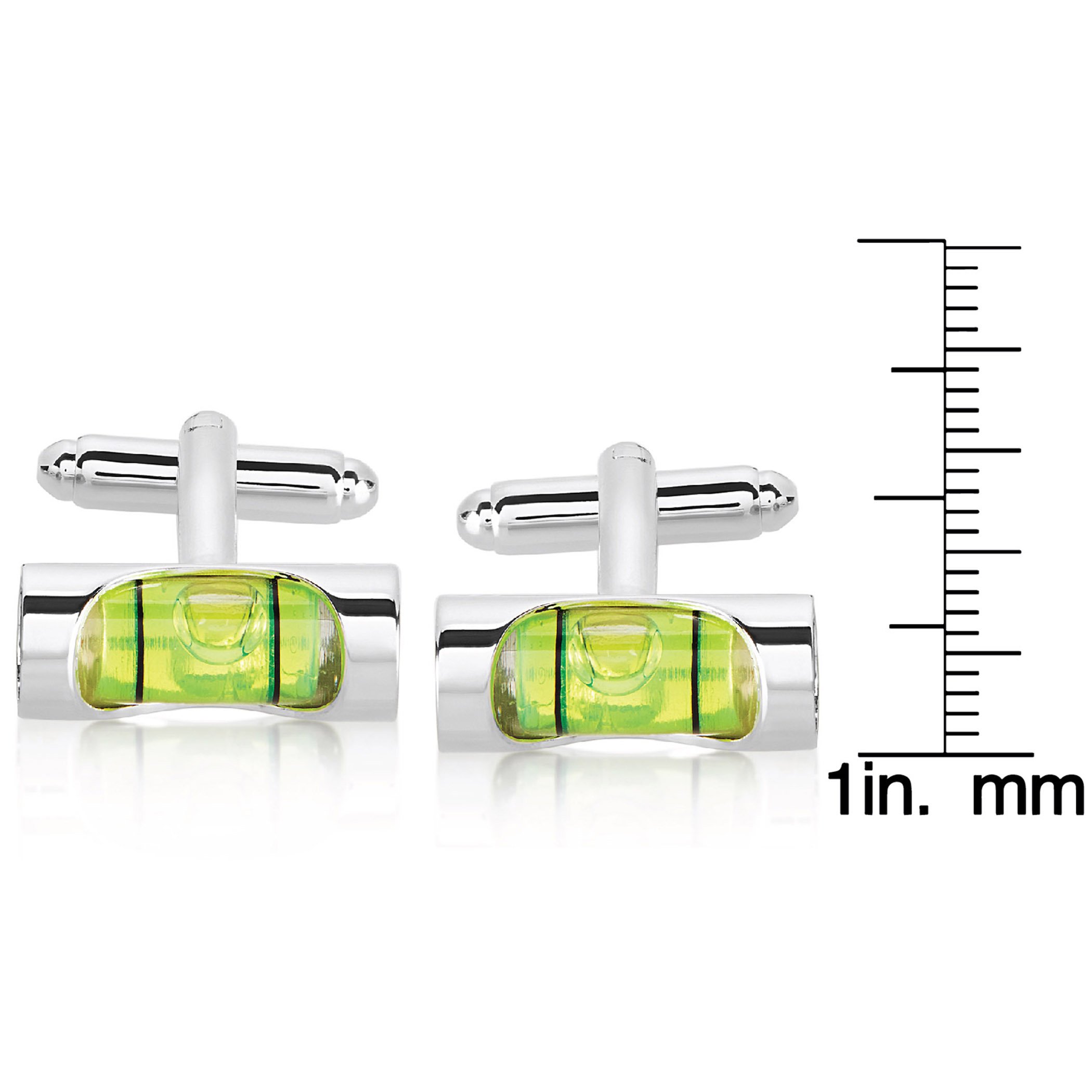 Foto 4 pulgar | Gemelos West Coast Jewelry En Tono Plateado Muy Pulido - Venta Internacional.