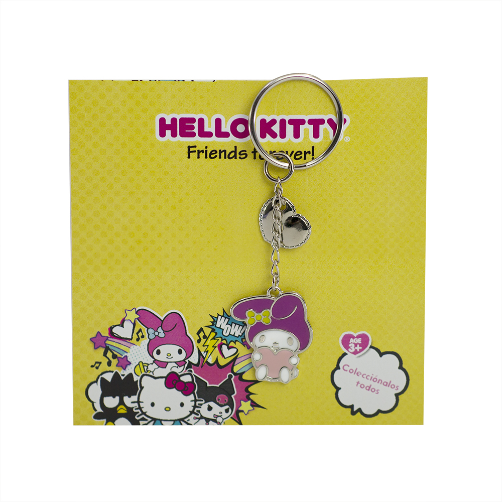 Foto 4 pulgar | Llavero Hello Kitty & Friends My Melody Love color Rosa