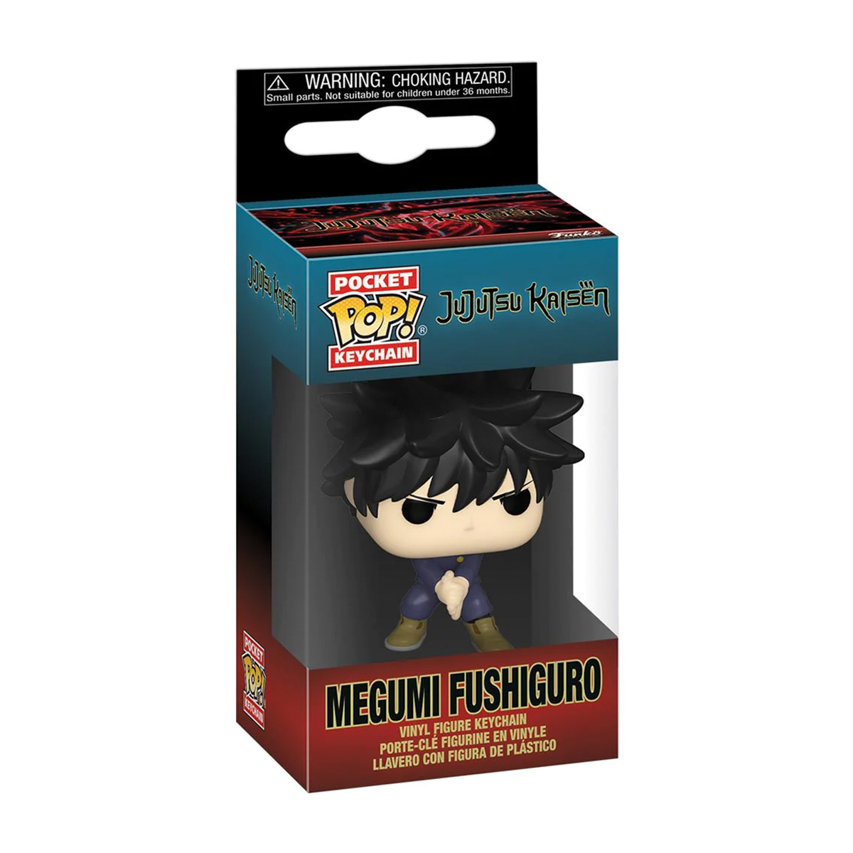 Foto 3 pulgar | Llavero Megumi Fushiguro Jujutsu Kaisen Anime Manga Funko Pop Keychain