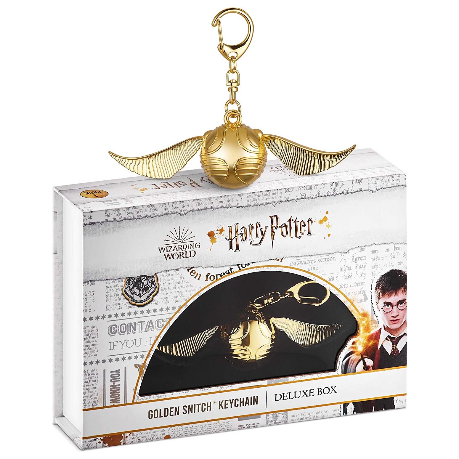 Foto 2 pulgar | Venta Internacional- Llavero Harry Potter Golden Snitch Keychain Alas Móviles para Cremallera