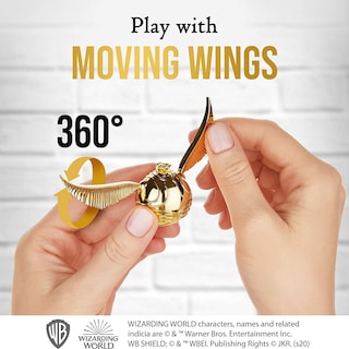 Foto 3 | Venta Internacional- Llavero Harry Potter Golden Snitch Keychain Alas Móviles para Cremallera