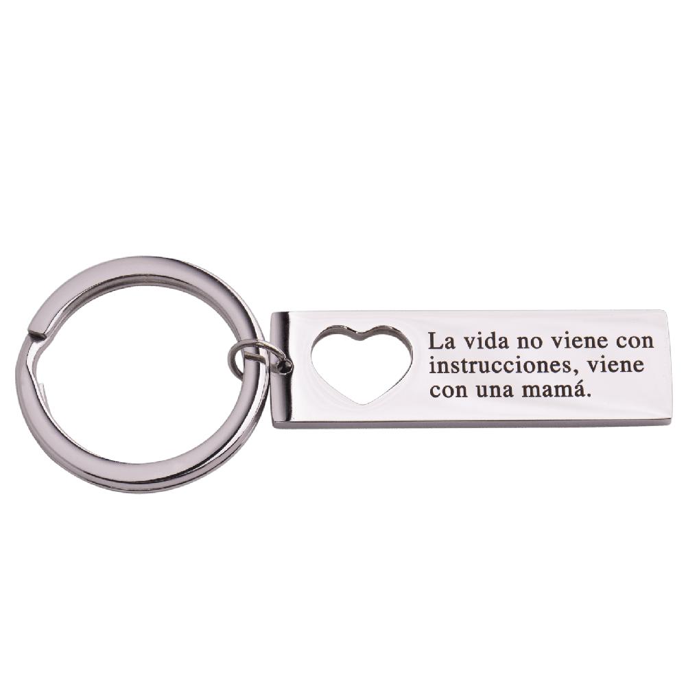 Foto 3 pulgar | Kit Collar de Corazón y Llavero con Frase Luckyly Joana para Mujer