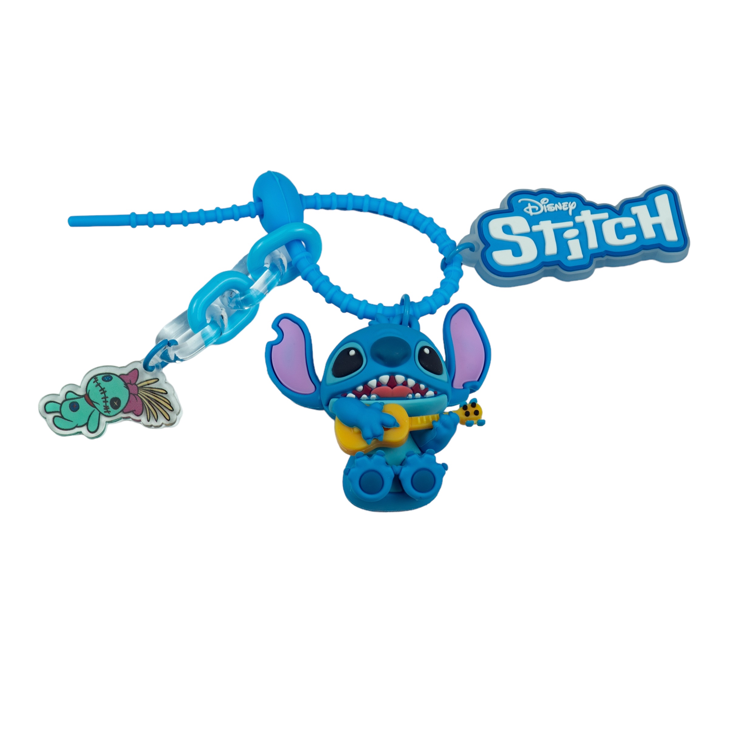 Foto 2 pulgar | Llavero de Stitch con Guitarra