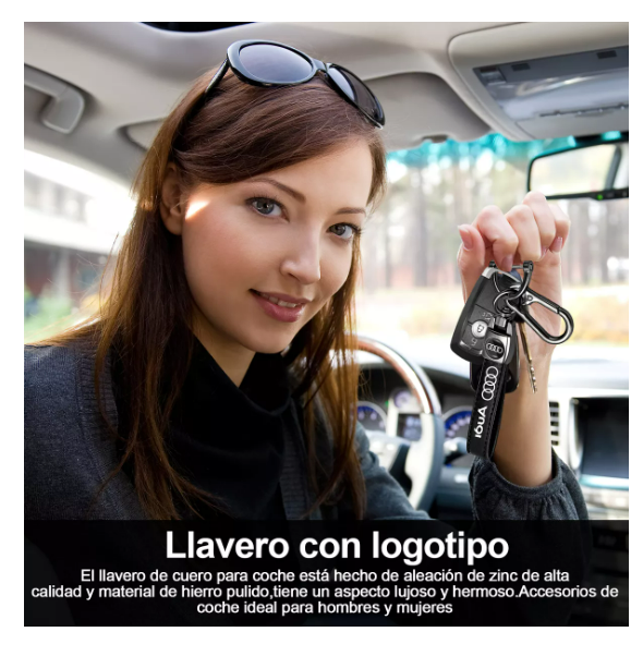 Foto 4 | Llavero Para Autos Universal Logo De Llaveros De Cuero