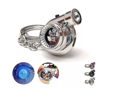 Foto 1 | Llavero Turbo Recargable Con Sonido Luz Led Llaveros De Auto