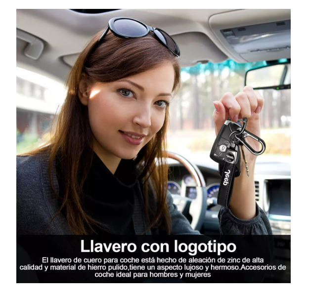 Foto 4 | Llavero Para Autos Universal Logo De Llaveros De Cuero