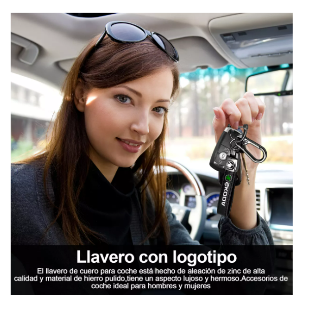 Foto 4 | Llavero Para Autos Universal Logo De Llaveros De Cuero