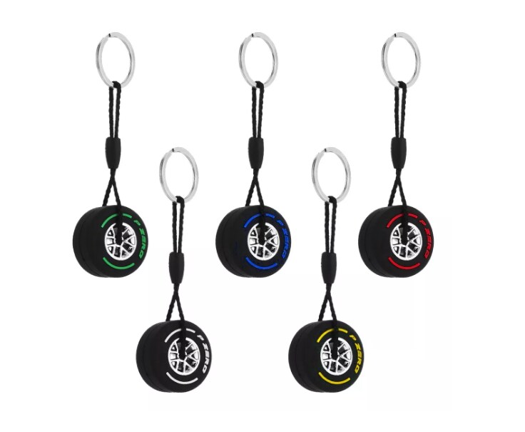 Llavero Llanta Con Rin Llaveros F1 Formula 1 Pirelli 5piezas $623