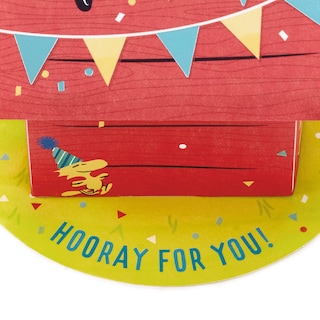 Foto 4 | Tarjeta De Felicitación Hallmark Paper Wonder Peanuts, Desplegable, Para Cumpleaños - Venta Internacional.