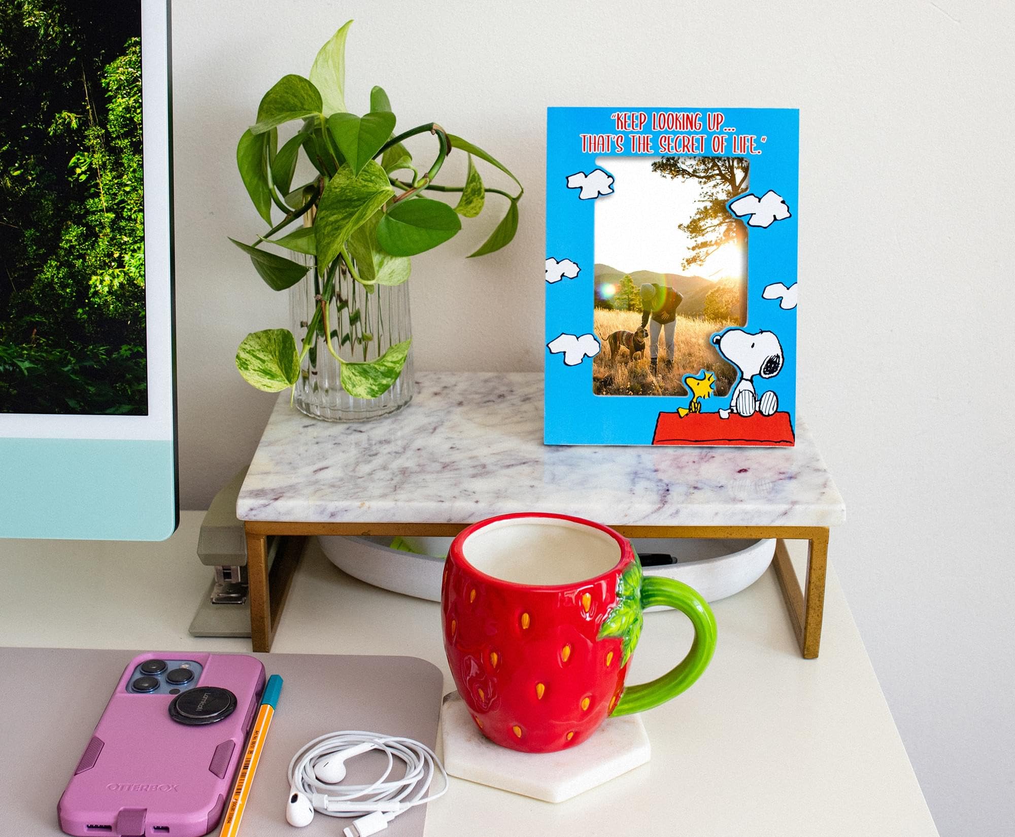 Foto 5 | Marco De Fotos Silver Buffalo Peanuts Snoopy 4x6 - Venta Internacional.