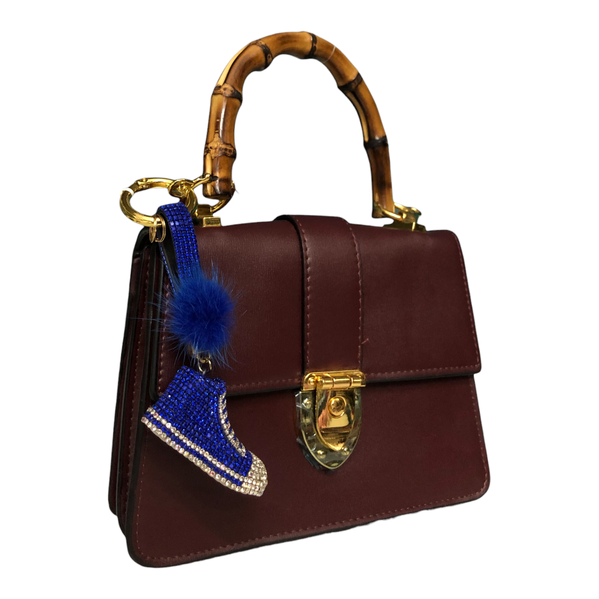 Foto 4 | Llavero De Tenis Mini Pompón Pedrería Color Azul