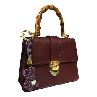 Foto 4 | Llavero Osito Con Corazón Pedrería Color Morado