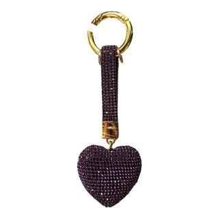 Foto 1 | Llavero Corazón Pedrería Color Morado