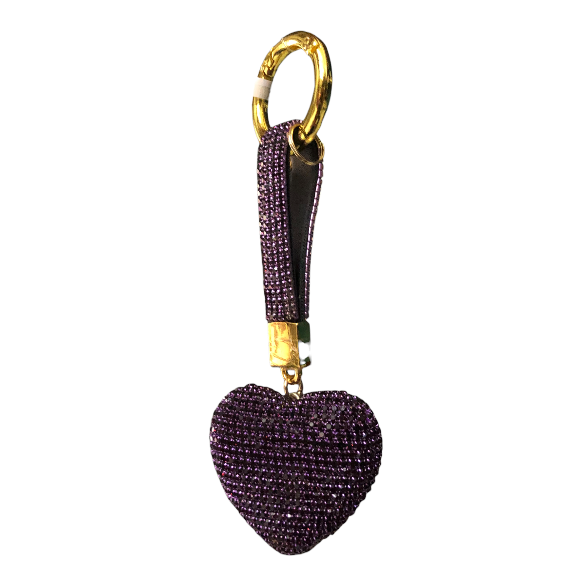 Foto 3 pulgar | Llavero Corazón Pedrería Color Morado