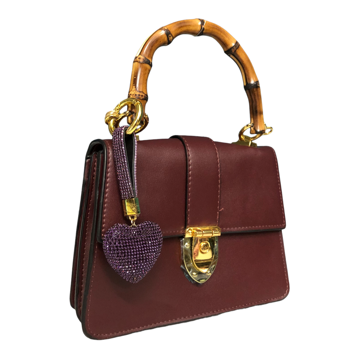 Foto 4 | Llavero Corazón Pedrería Color Morado