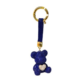 Foto 3 | Llavero Osito Con Corazón Pedrería Color Azul