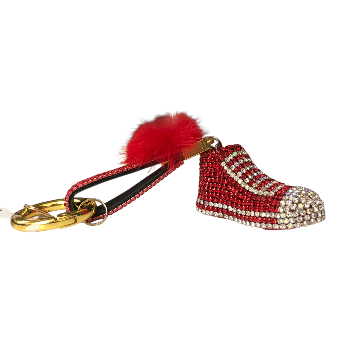 Foto 1 | Llavero De Tenis Color Rojo Mini Pompón Pedrería
