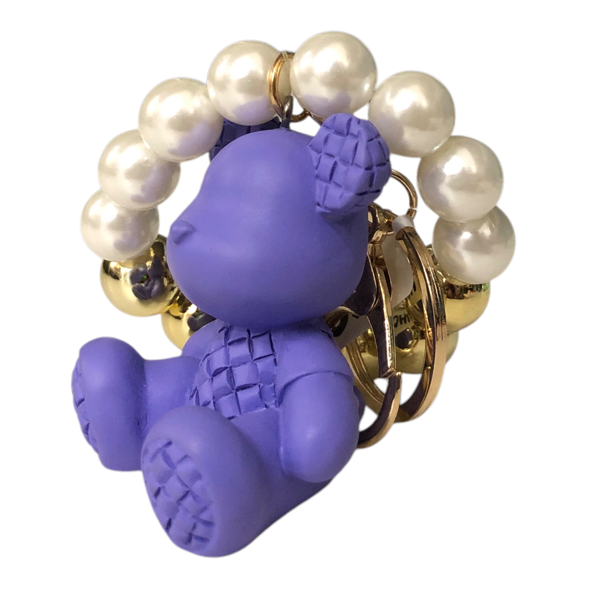 Foto 3 pulgar | Llavero Morado Osito Con Pulsera