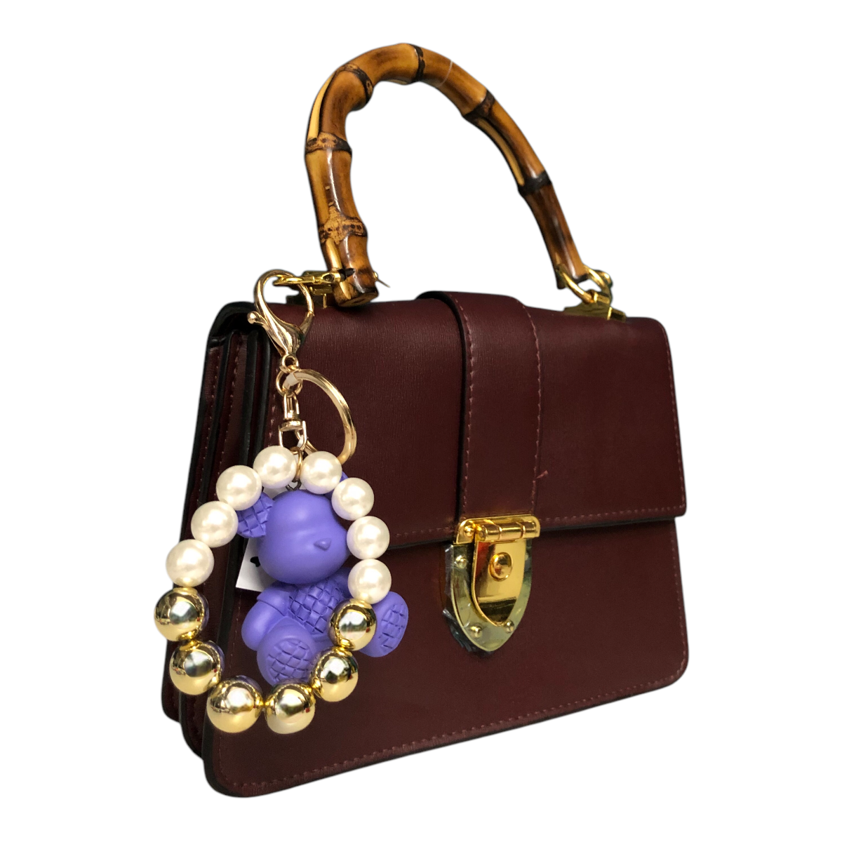 Foto 4 | Llavero Morado Osito Con Pulsera