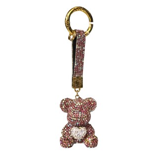 Foto 2 | Llavero Osito Con Corazón Pedrería Color Rosa