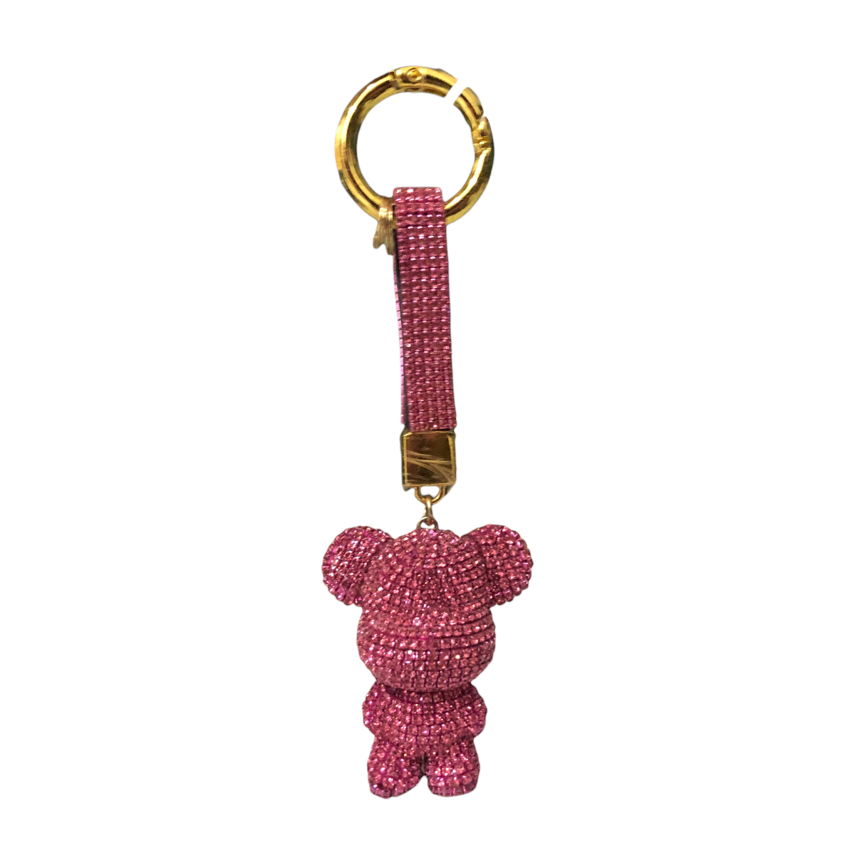 Foto 2 pulgar | Llavero Osito Con Pedrería Color Fucsia