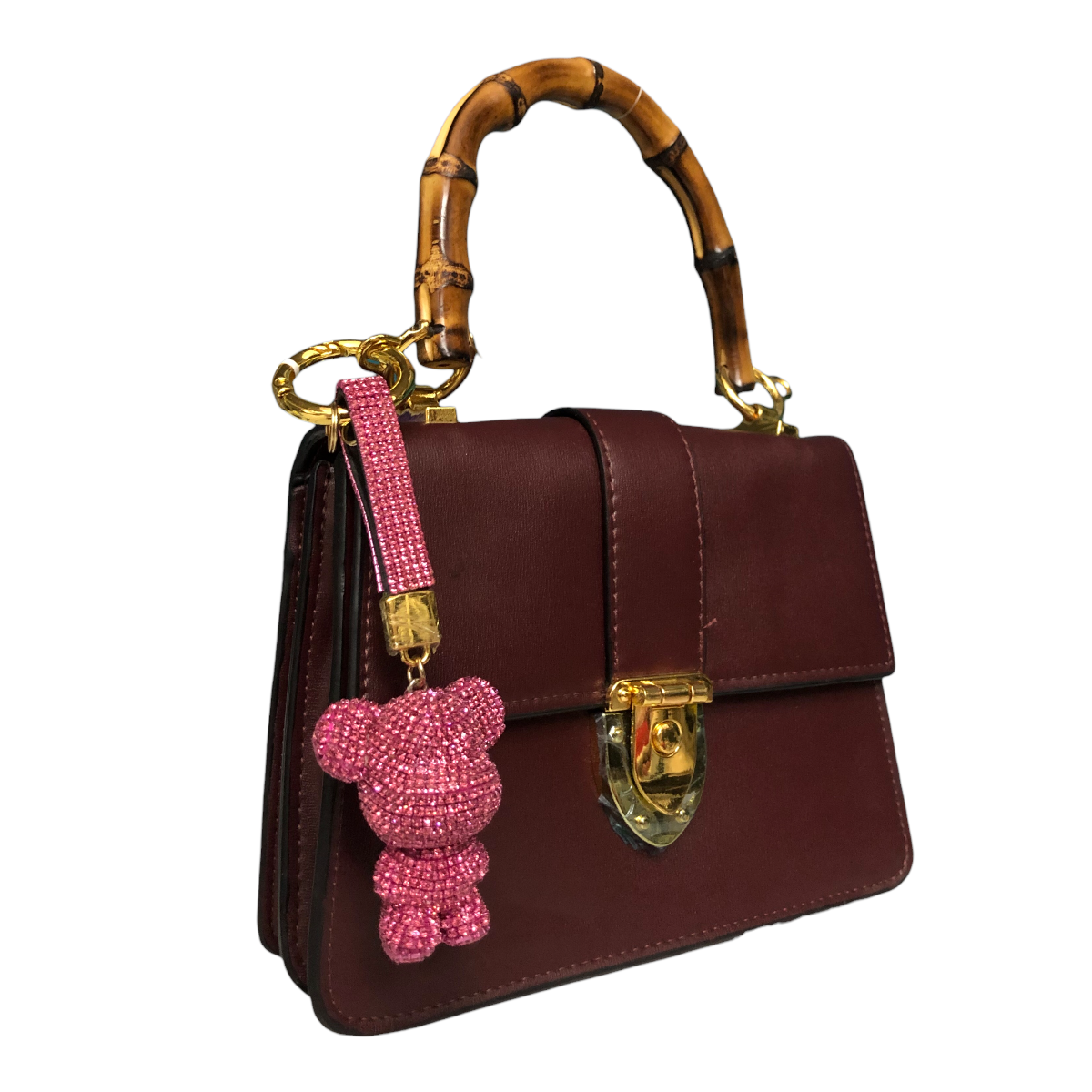 Foto 3 | Llavero Osito Con Pedrería Color Fucsia