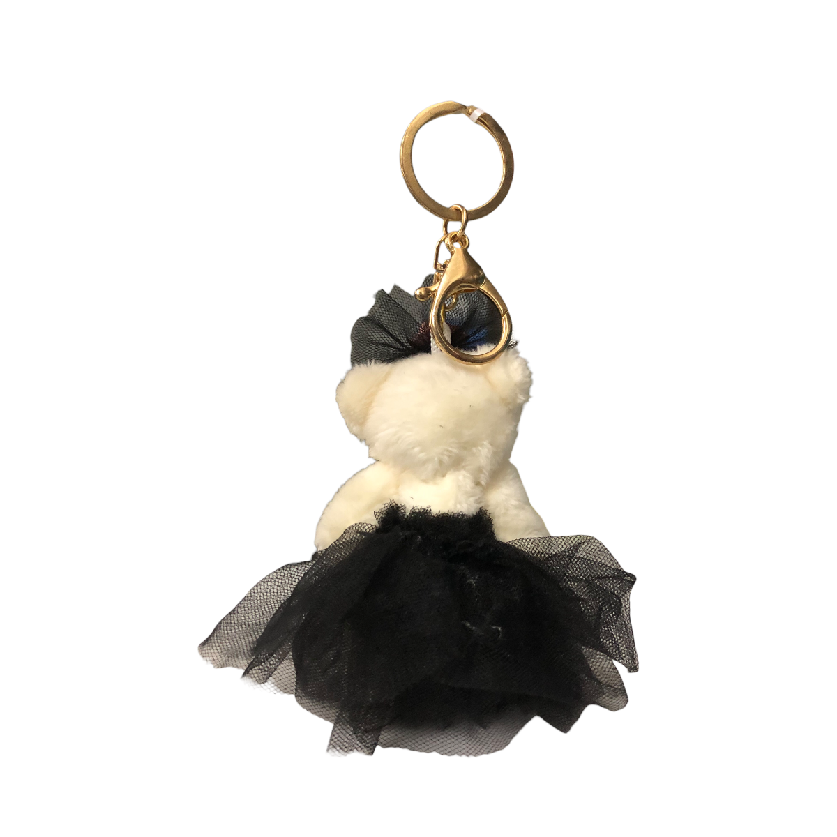 Foto 4 pulgar | Llavero Osito Con Vestido De Peluche