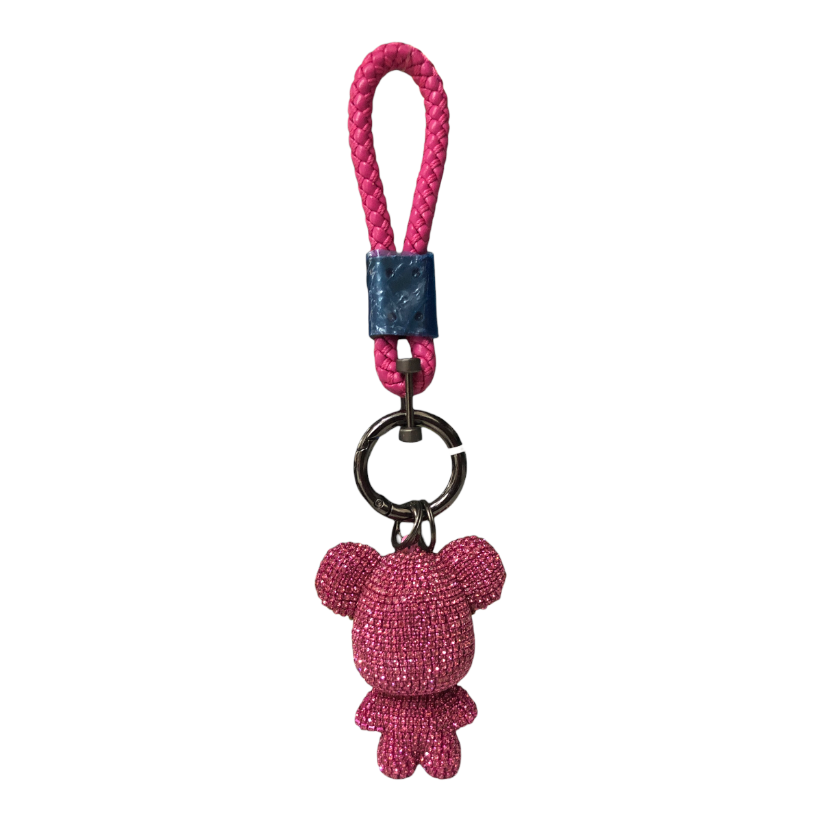 Foto 3 pulgar | Llavero Osito Con Pedrería Color Fucsia