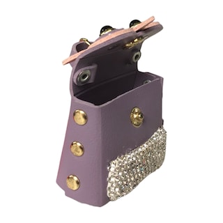 Foto 3 | Llavero De Bolsita Búho Flecos Pedrería Color Morado