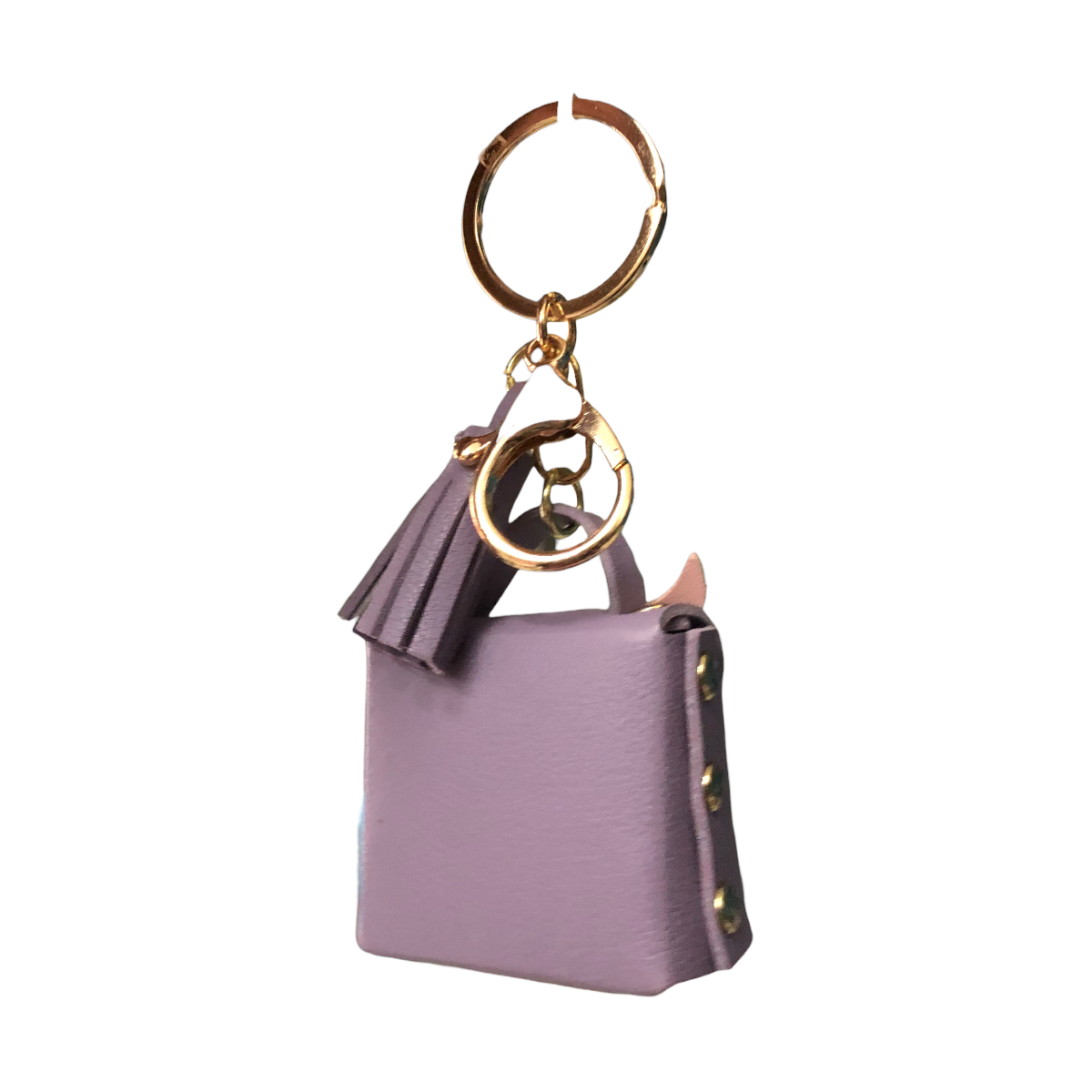 Foto 5 pulgar | Llavero De Bolsita Búho Flecos Pedrería Color Morado