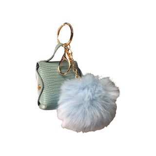 Foto 3 | Llavero Bolsita Con Pompón Efecto Serpiente Color Azul