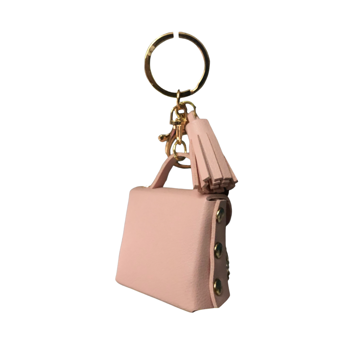 Foto 4 pulgar | Llavero De Bolsita Búho Flecos Pedrería Color Rosa