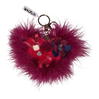 Foto 1 | Llavero Corazón Peluche Rojo