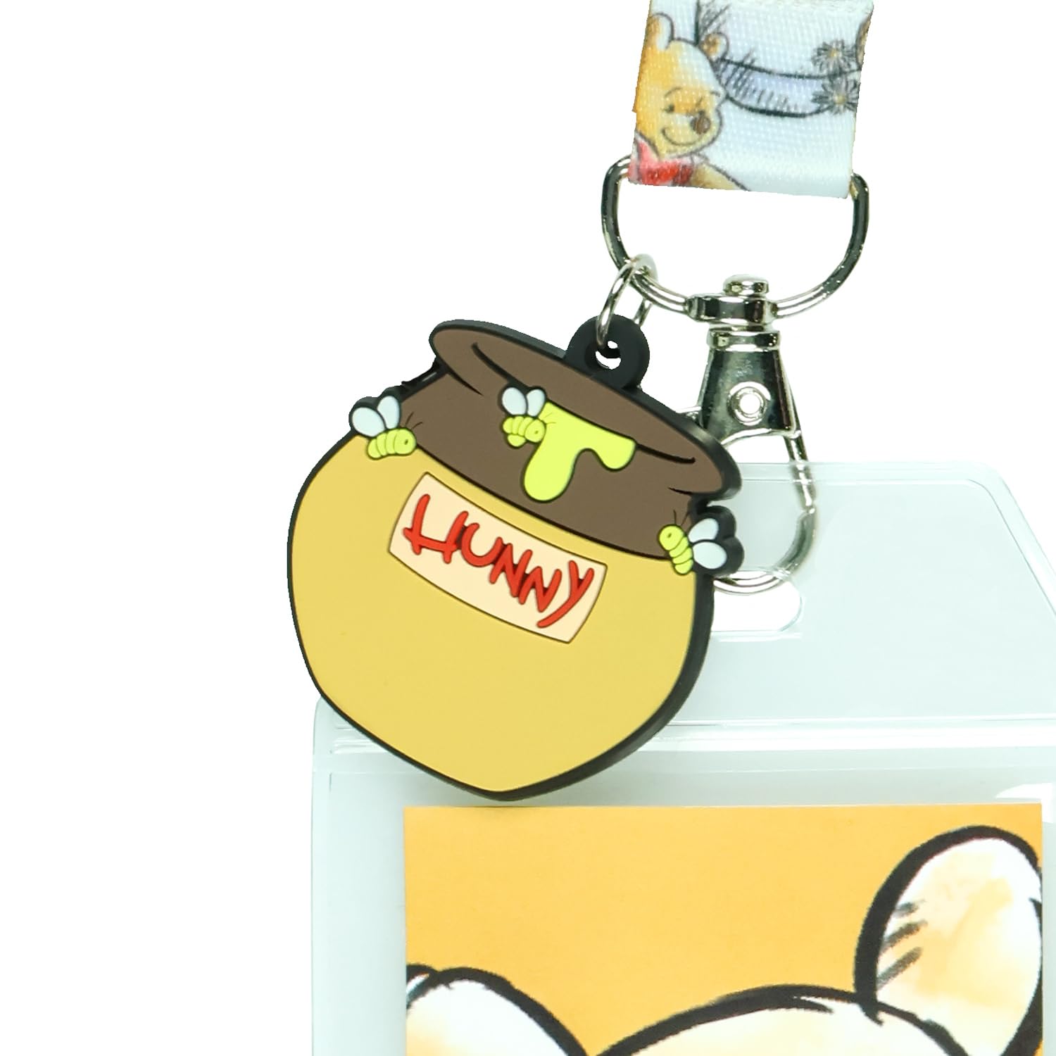 Foto 4 pulgar | Lanyard Disney Winnie The Pooh Hunny Pot Con Soporte Para Identificación - Venta Internacional.