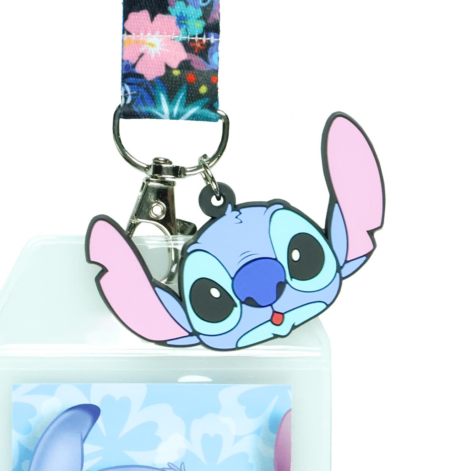 Foto 4 pulgar | Cordón Disney Lilo And Stitch Tropical Con Soporte Para Identificación - Venta Internacional.
