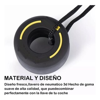 Foto 3 | Llaveros F1 Lab.g Formula 1 Pirelli Llavero Llanta (kit 18 Piezas) Negro
