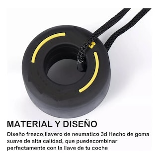 Foto 3 | Llaveros Belug F1 Formula 1 Pirelli Llavero Llanta (kit 12 Piezas) Negro
