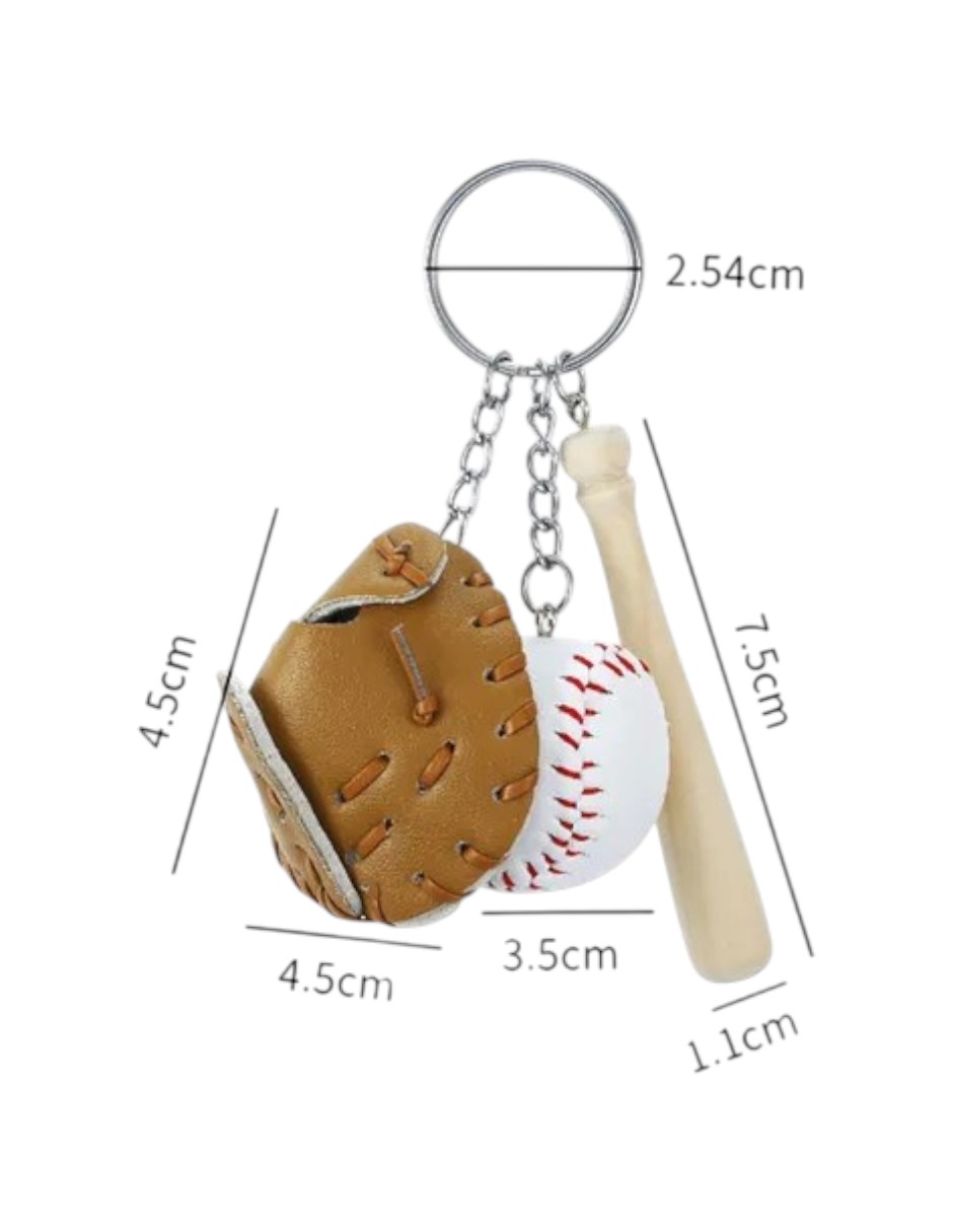 Foto 4 | Llavero De Béisbol Guantes 3 En 1 + Gratis Termo Güish De Regalo
