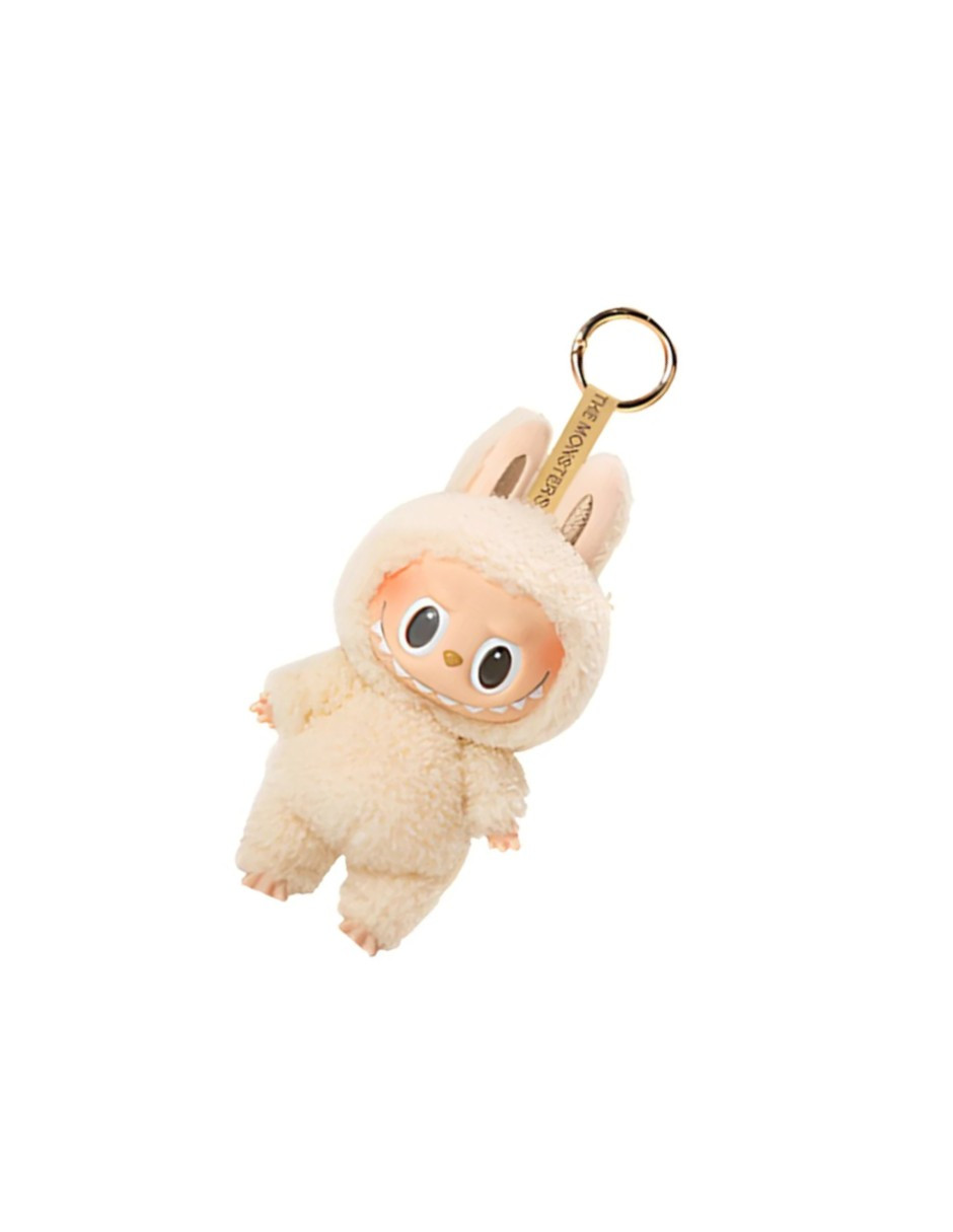 Foto 3 pulgar | Labubu Llaveros De Peluche Beige