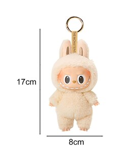 Foto 3 | Labubu Llaveros De Peluche Beige