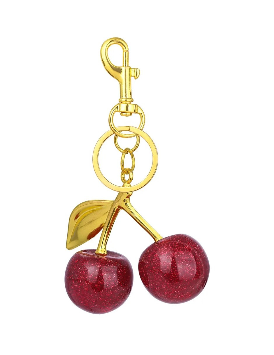 Accesorios Llavero De Cereza Rojo