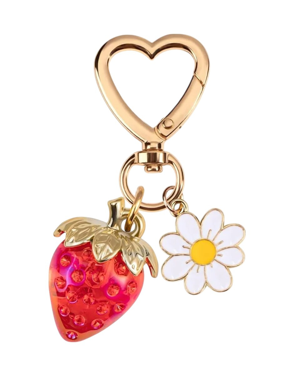 Llavero Fresas De Moda Para Mujer Regalo Rojo
