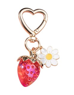 Foto 2 | Llavero Fresas De Moda Para Mujer Regalo Rojo
