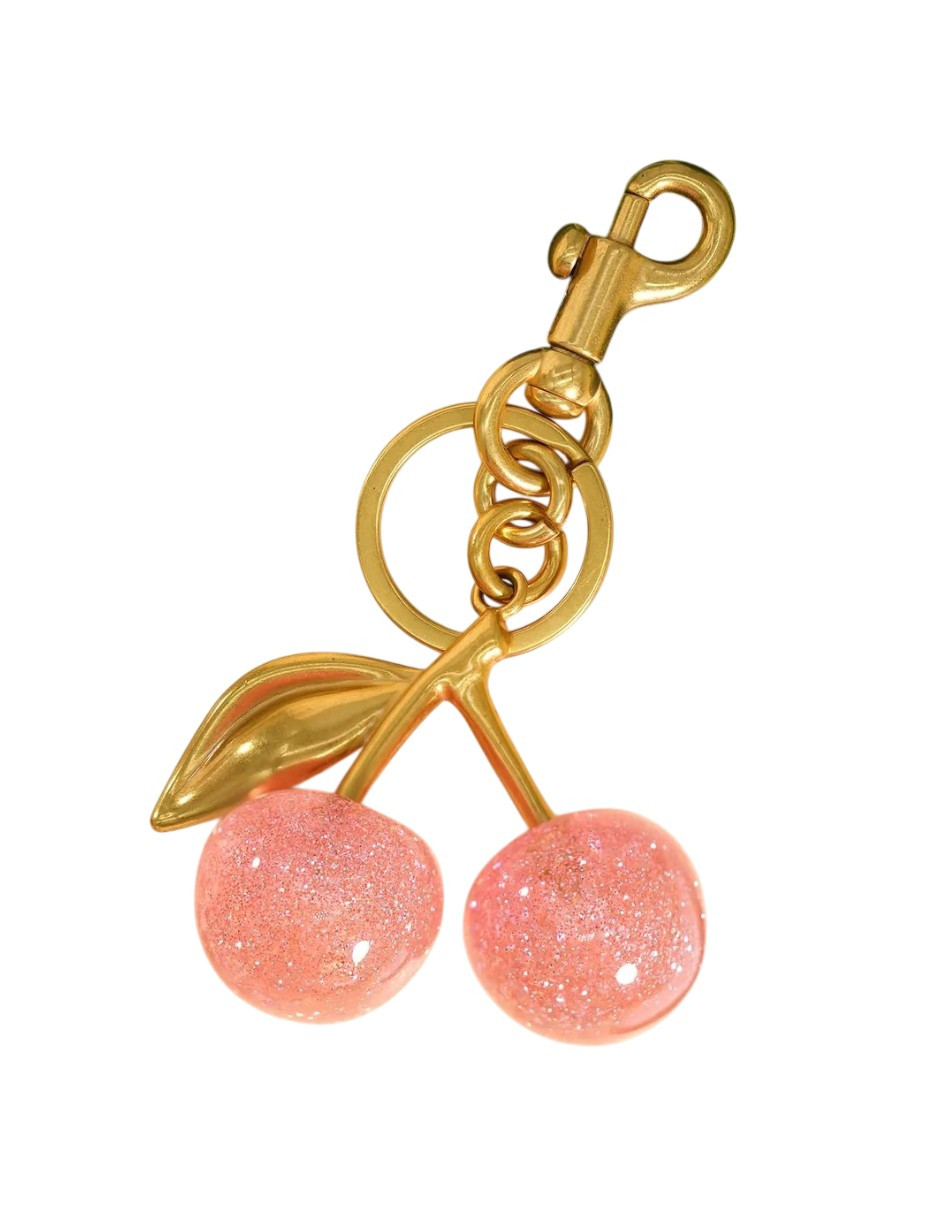 Foto 3 pulgar | Accesorios Llavero De Cereza Rosa