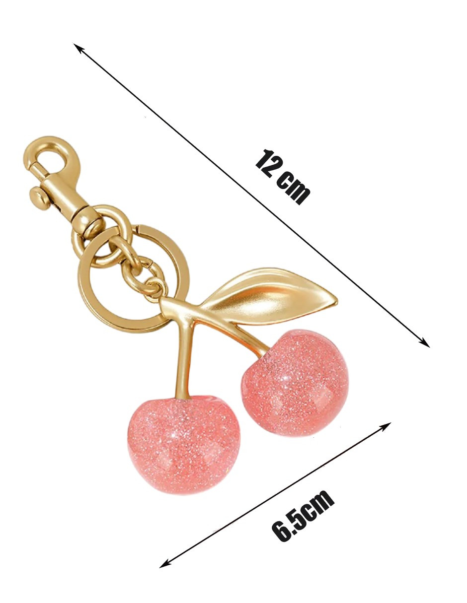 Foto 3 | Accesorios Llavero De Cereza Rosa