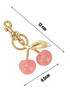 Foto 3 | Accesorios Llavero De Cereza Rosa