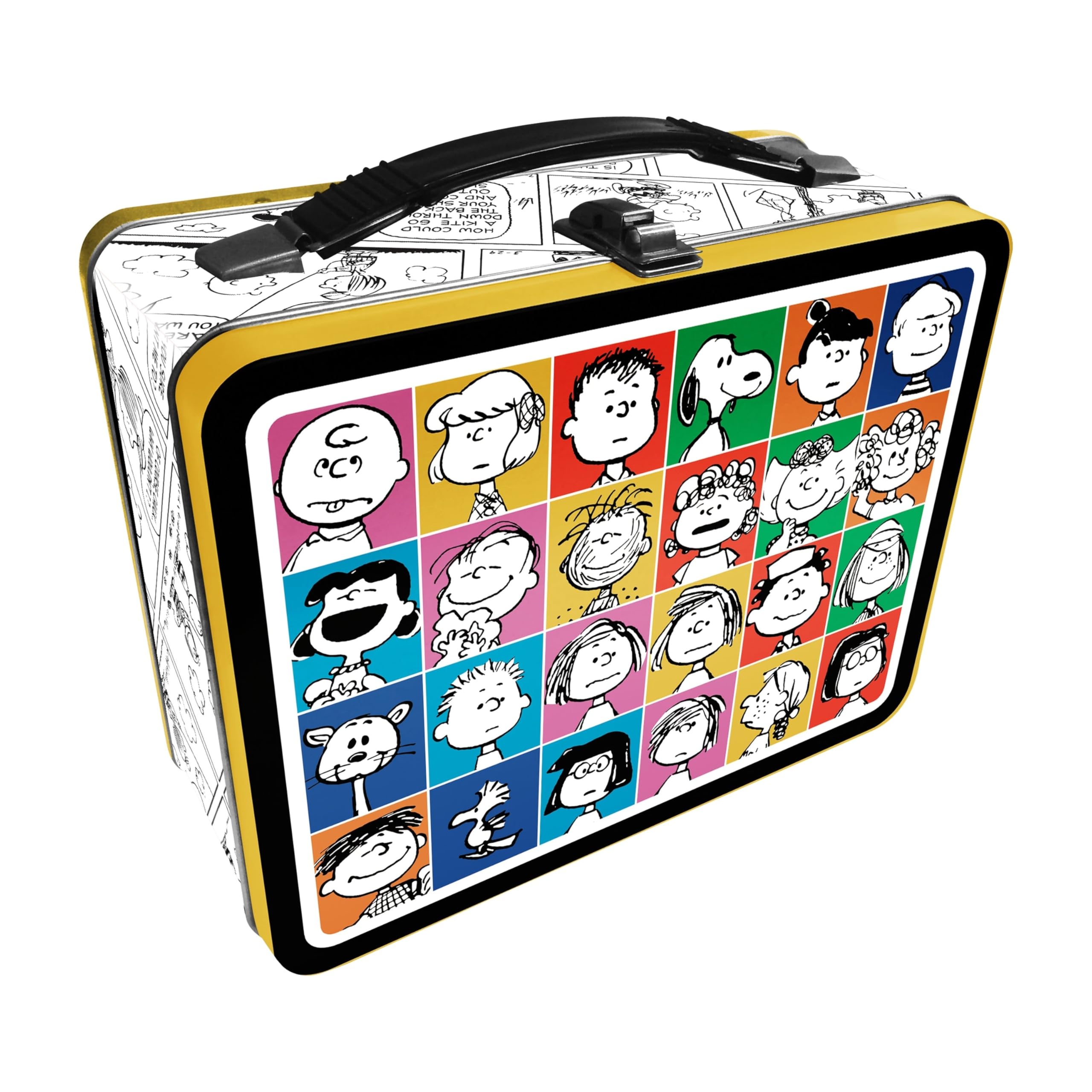 Lata Fun Box Aquarius Peanuts 75th Retro Con Mango De Plástico - Venta Internacional.